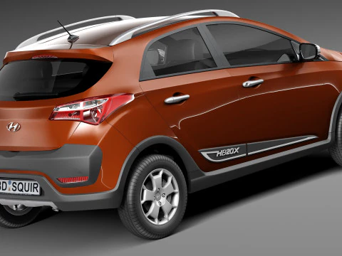 Hyundai HB20X 2013 3D Model