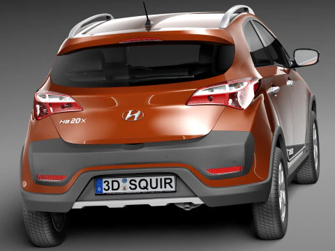 Hyundai HB20X 2013 3D Model