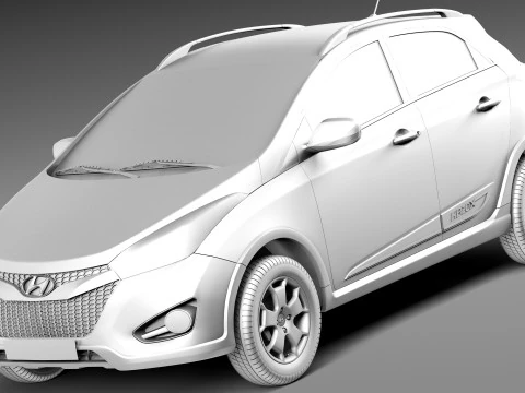Hyundai HB20X 2013 3D Model