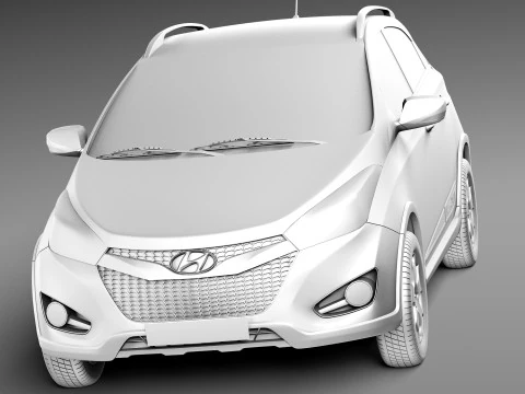 Hyundai HB20X 2013 3D Model