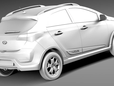 Hyundai HB20X 2013 3D Model
