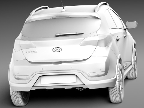 Hyundai HB20X 2013 3Dモデル