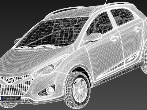 Hyundai HB20X 2013 3D Model