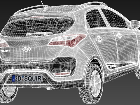 Hyundai HB20X 2013 3Dモデル