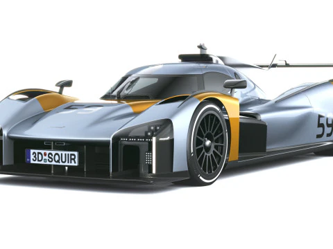 Progetto McLaren Endurance 2027 Modello 3D