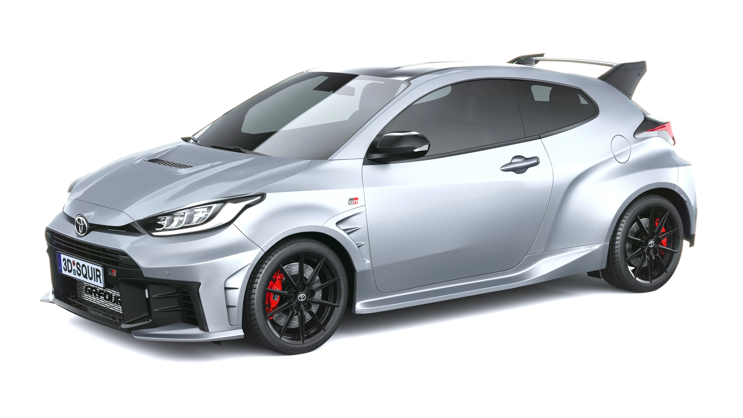 Toyota GR Yaris Aero Performance 2026 Modello 3D .c4d .max .obj .3ds .fbx .stl .blend