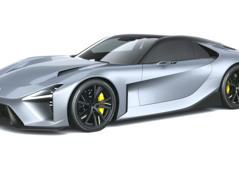 雷克萨斯运动概念 2025 3D 模型