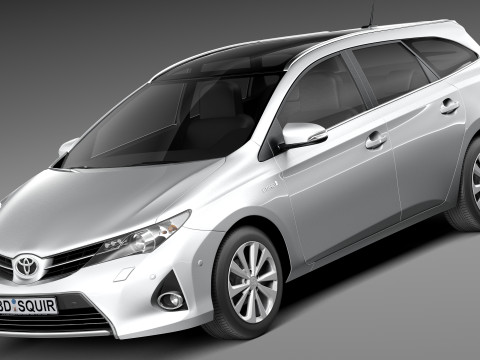 Toyota Auris Touring Sports 2013 3D Model