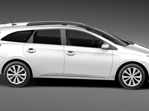Toyota Auris Touring Sports 2013 3D Model