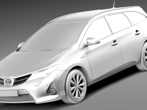 Toyota Auris Touring Sports 2013 Modelo 3D