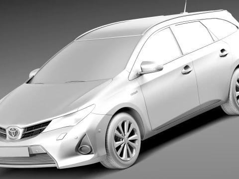 Toyota Auris Touring Sports 2013 3D Model