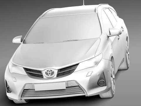 Toyota Auris Touring Sports 2013 3D Model