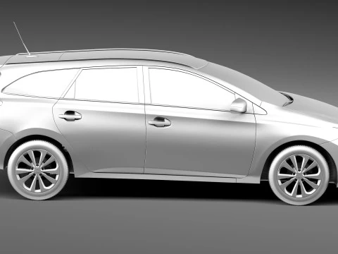 Toyota Auris Touring Sports 2013 3D Model