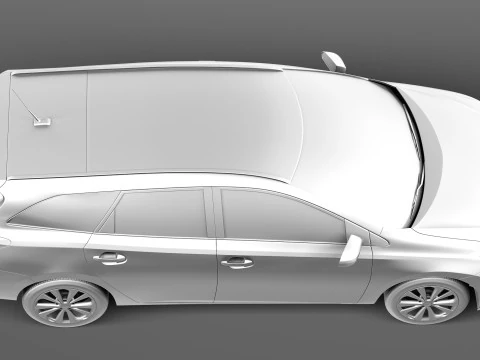 Toyota Auris Touring Sports 2013 3D Model