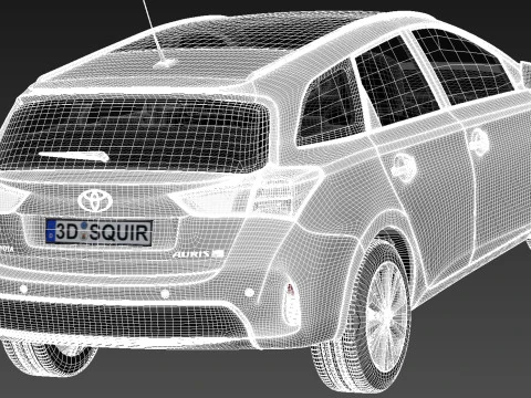 Toyota Auris Touring Sports 2013 3D Model