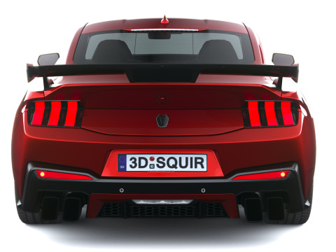 Mustang Cavallo Scuro SC 2026 Modello 3D