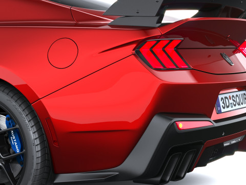 Mustang Cavallo Scuro SC 2026 Modello 3D