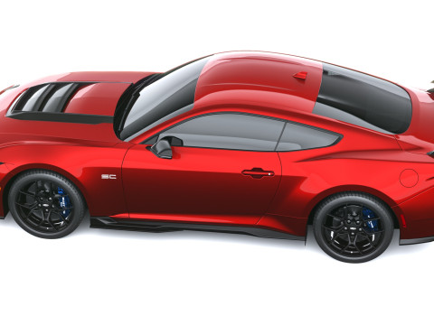 Mustang Cavallo Scuro SC 2026 Modello 3D