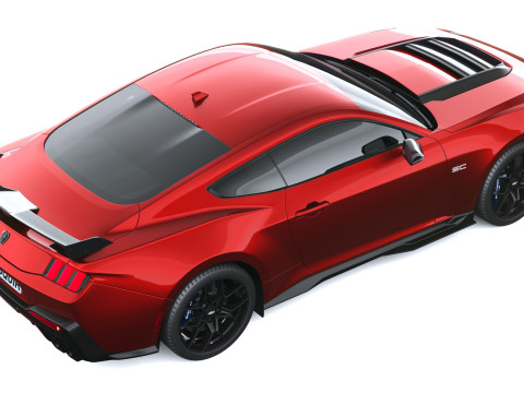 Mustang Cavallo Scuro SC 2026 Modello 3D