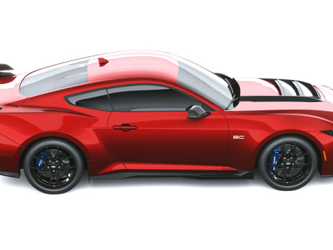 Mustang Cavallo Scuro SC 2026 Modello 3D