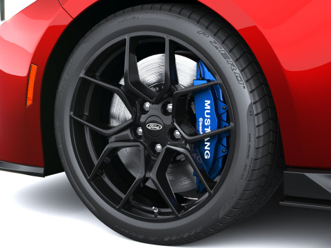 Mustang Cavallo Scuro SC 2026 Modello 3D