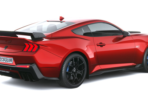 Mustang Cavallo Scuro SC 2026 Modello 3D