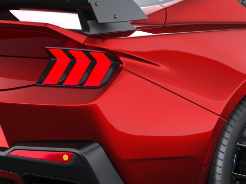 Mustang Cavallo Scuro SC 2026 Modello 3D