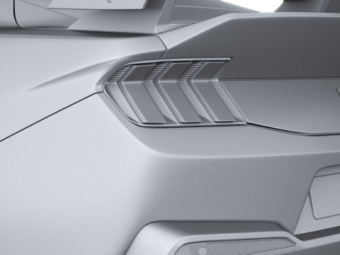 Mustang Cavallo Scuro SC 2026 Modello 3D