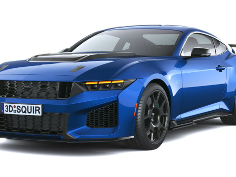 Mustang Dark Horse SC Track Pack 2026 3D Model