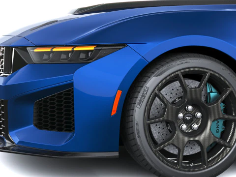 Pacchetto piste Mustang Dark Horse SC 2026 Modello 3D