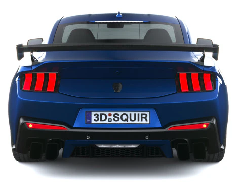 Pacchetto piste Mustang Dark Horse SC 2026 Modello 3D