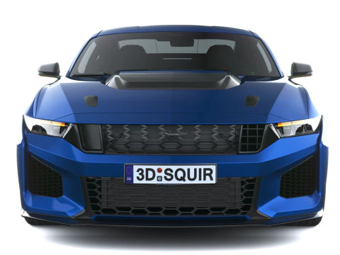 Pacchetto piste Mustang Dark Horse SC 2026 Modello 3D