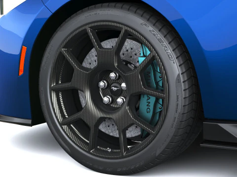 Pacchetto piste Mustang Dark Horse SC 2026 Modello 3D