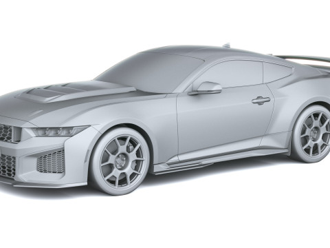 Mustang Dark Horse SC Track Pack 2026 3D Model