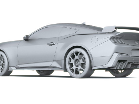 Mustang Dark Horse SC Track Pack 2026 3D Model