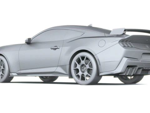 Pacchetto piste Mustang Dark Horse SC 2026 Modello 3D