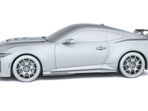 Pacchetto piste Mustang Dark Horse SC 2026 Modello 3D