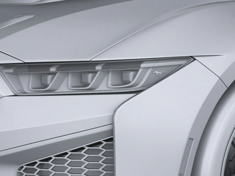 Pacchetto piste Mustang Dark Horse SC 2026 Modello 3D