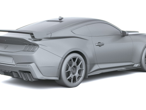 Mustang Dark Horse SC Track Pack 2026 3D Model