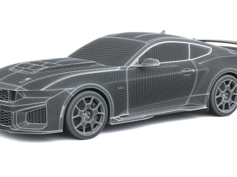 Mustang Dark Horse SC Track Pack 2026 3D Model