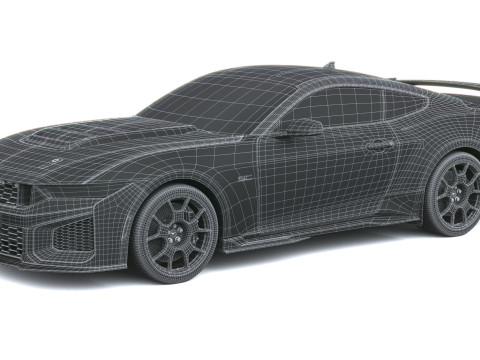 Mustang Dark Horse SC Track Pack 2026 3D Model