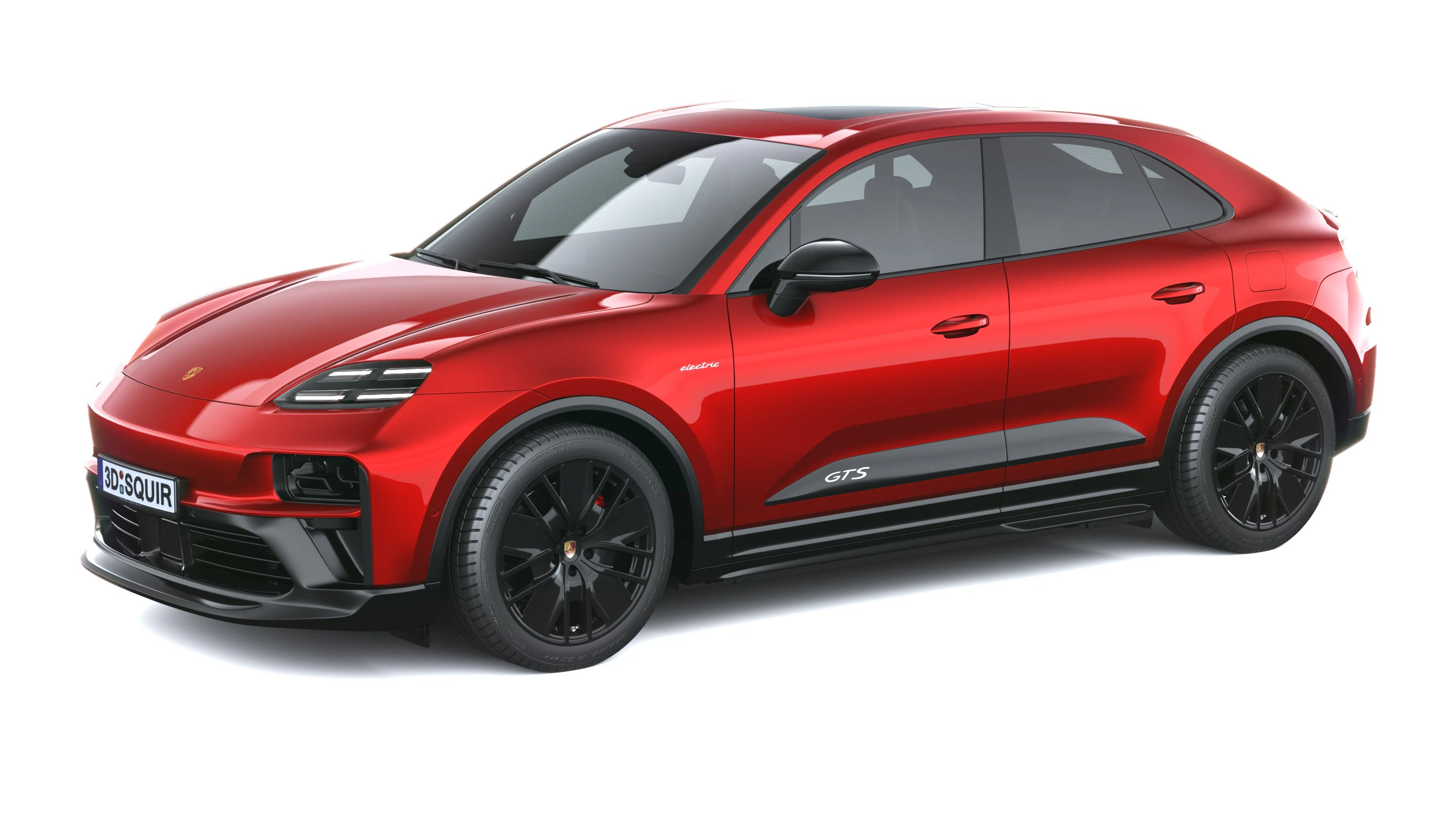 Porsche Macan GTS 2026 Modello 3D .c4d .max .obj .3ds .fbx .stl .blend 