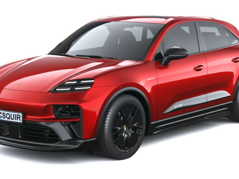 Porsche Macan GTS 2026 Modello 3D
