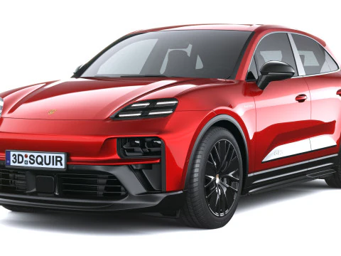 Porsche Macan GTS 2026 Modello 3D