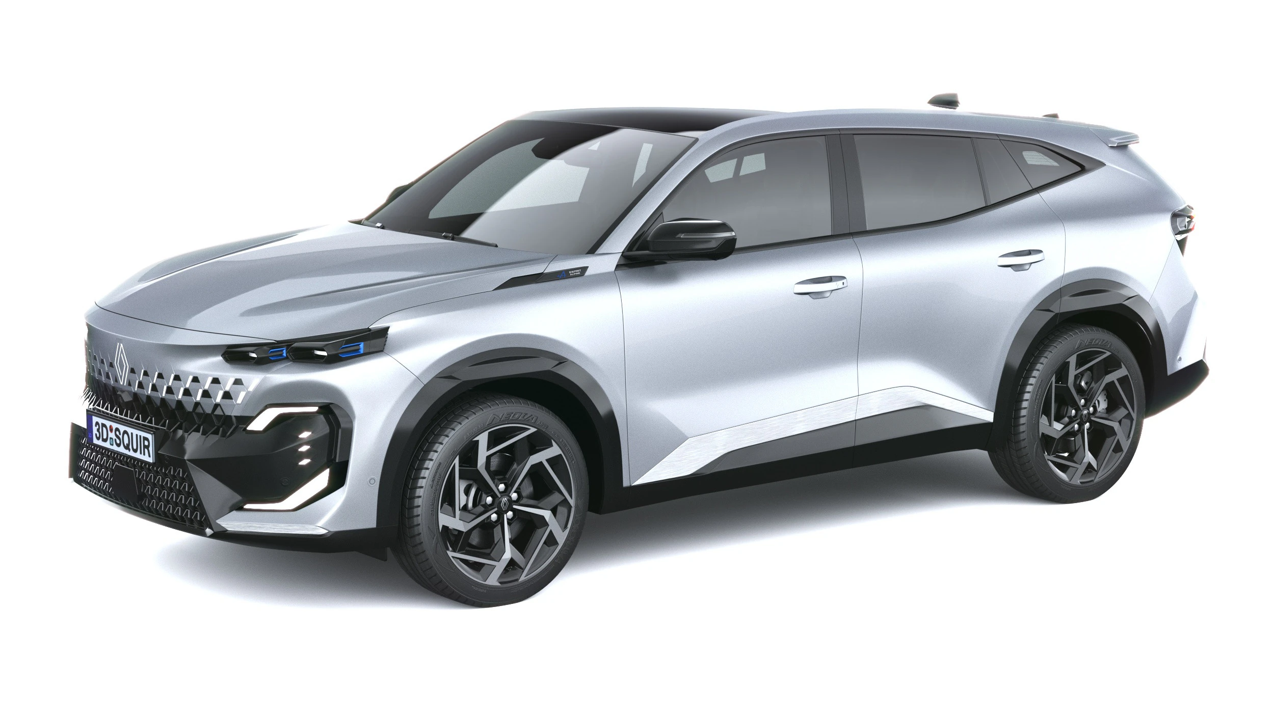 Renault Filante 2027 3D Model .c4d .max .obj .3ds .fbx .stl .blend 