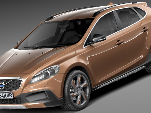 Volvo V40 Cross Country 2013 3D Model