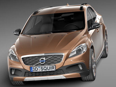 Volvo V40 Cross Country 2013 Modelo 3D