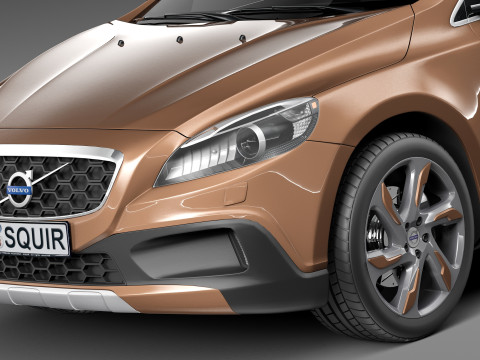 Volvo V40 Cross Country 2013 Modelo 3D