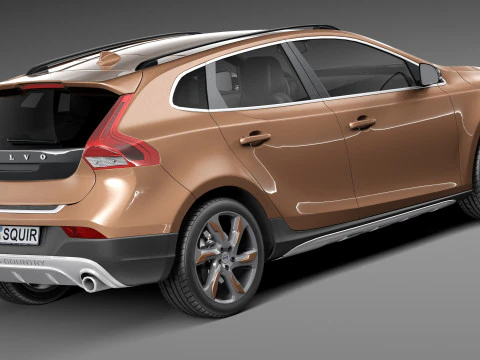 Volvo V40 Cross Country 2013 3D Model