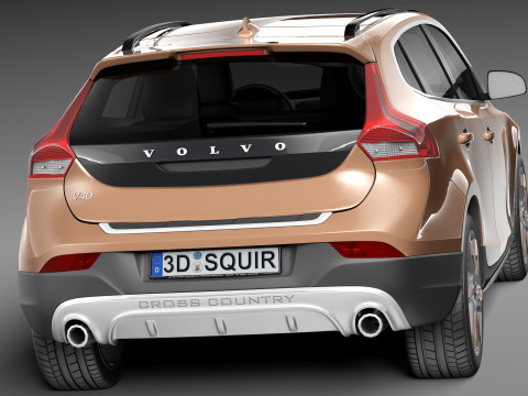 Volvo V40 Cross Country 2013 Modelo 3D